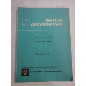    INDIGUIRI  -  Loris  Stancescu *  Niculae  Moraru  